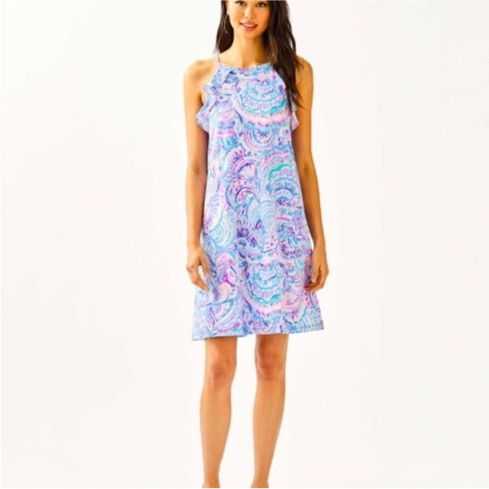 NWT LILLY PULITZER Billie ruffle dress sz. LARGE